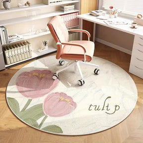 Tapete Circular Cremoso Soft Decor
