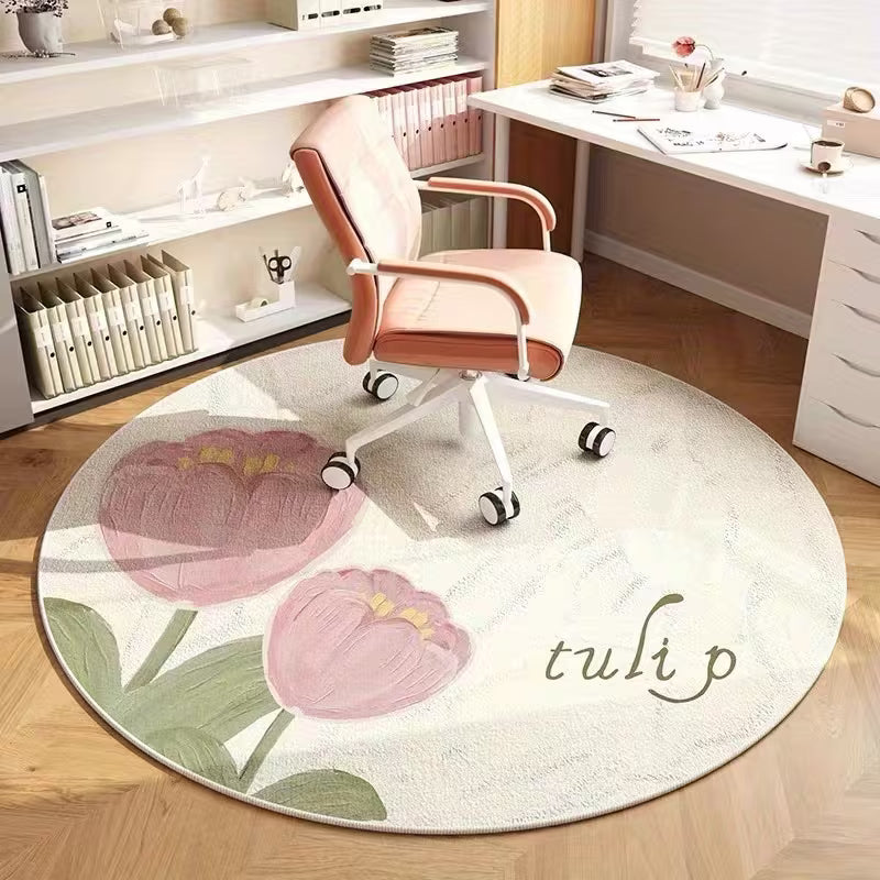 Tapete Circular Cremoso Soft Decor