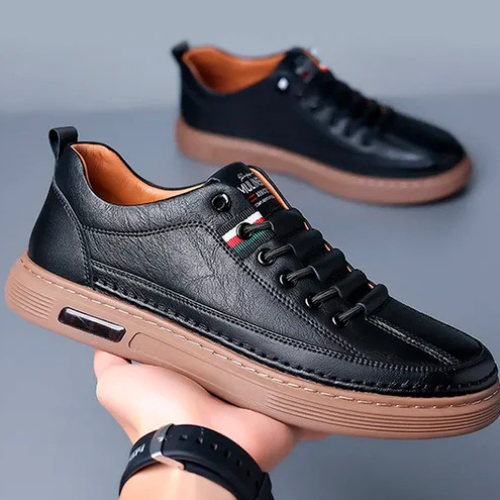 [PAGUE 1 LEVE 2] Tênis Italiano Masculino em Couro Premium + Brinde