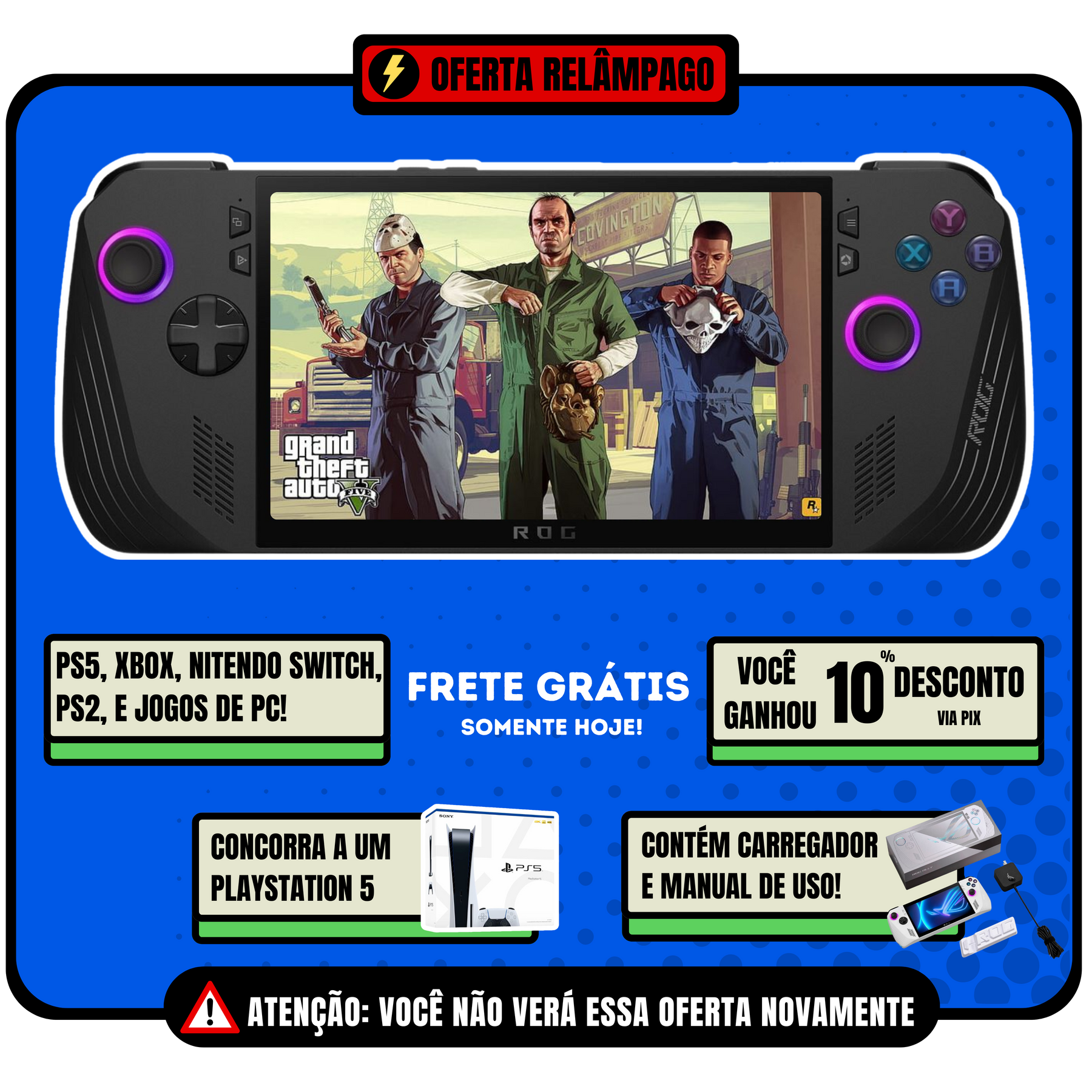 MINI PC - PS4, PS5, PS2, XBOX, NITENDO SWITCH, SNES, E MUITO MAIS! (ÚLTIMAS UNIDADES🔥)