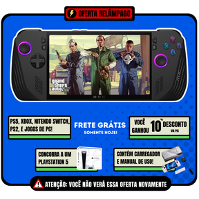 MINI PC - PS4, PS5, PS2, XBOX, NITENDO SWITCH, SNES, E MUITO MAIS! (ÚLTIMAS UNIDADES🔥)