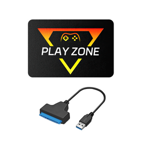 Transforme sua TV ou PC em uma verdadeira máquina de Games - Mini Game PlayZone 1TB — o SSD definitivo com +16.000 jogos de PS5, PS4, Xbox, Switch e muito mais! 🎮🔥