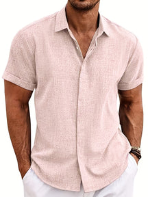 Camisa em Linho Material Premium Masculino